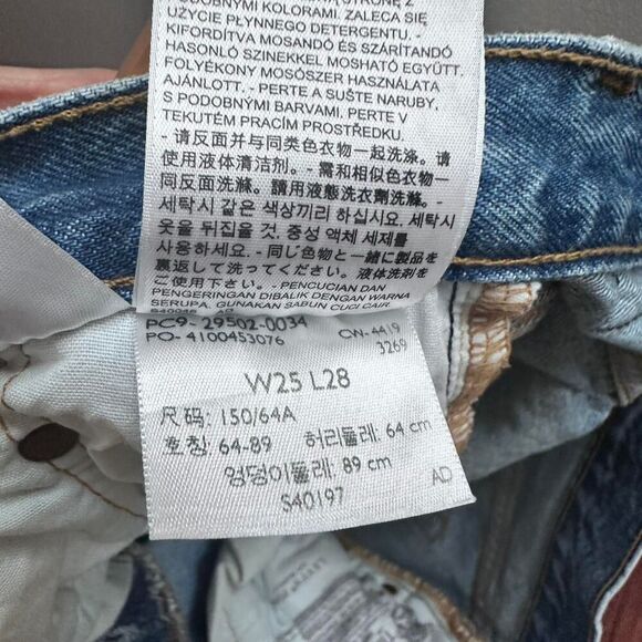 Levi's 501 100% Cotton Skinny Blue Jeans - Picture 7 of 8